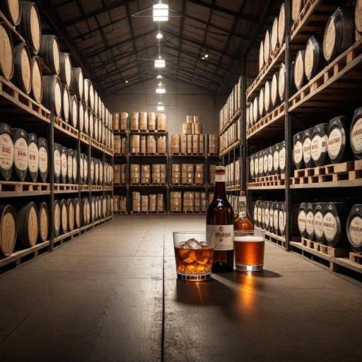 Широкий ассортимент алкогольных напитков от именитых брендов